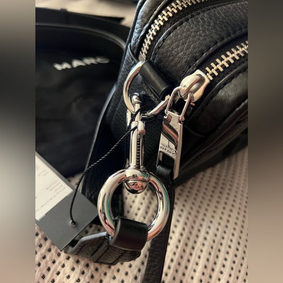 ✨SOLD✨ Marc Jacobs The Moto Shot 21 Black Camera Crossbody Bag Purse Handbag - Picture 8 of 10